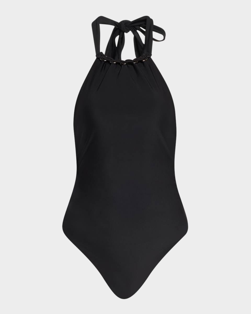 Jasmyne Ring Halter One-Piece Swimsuit